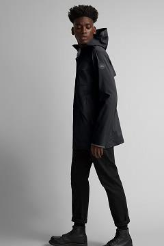 Chamarras Canada Goose Hombre Outlet - Wascana Chubasquero Black Label Negros QC7391584